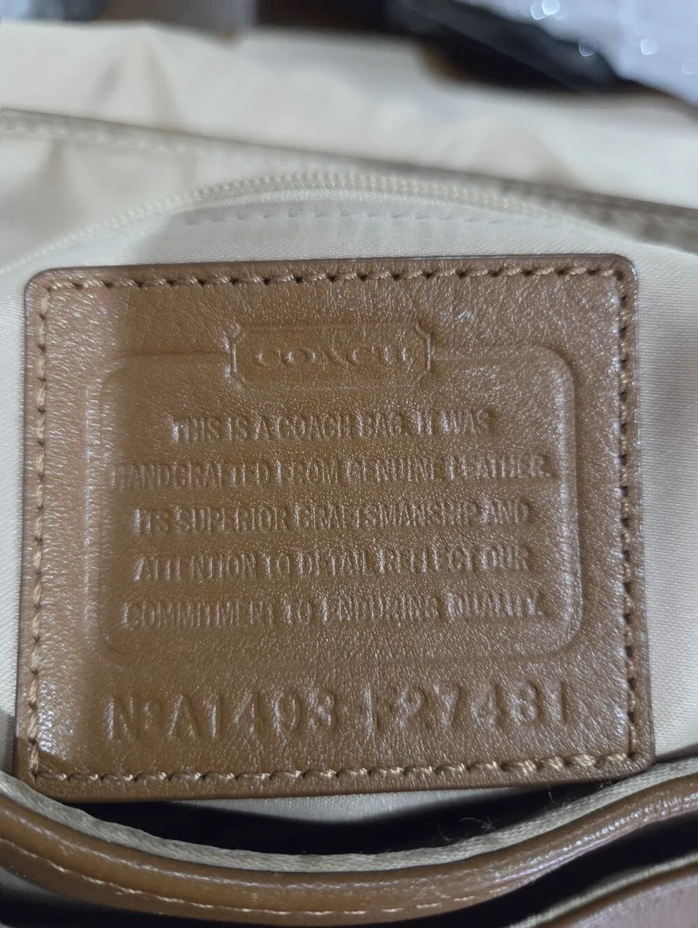 Coach Taylor Leather Flap Shoulder Bag